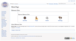 Desktop Screenshot of memoryzeta.sixth-fleet.com